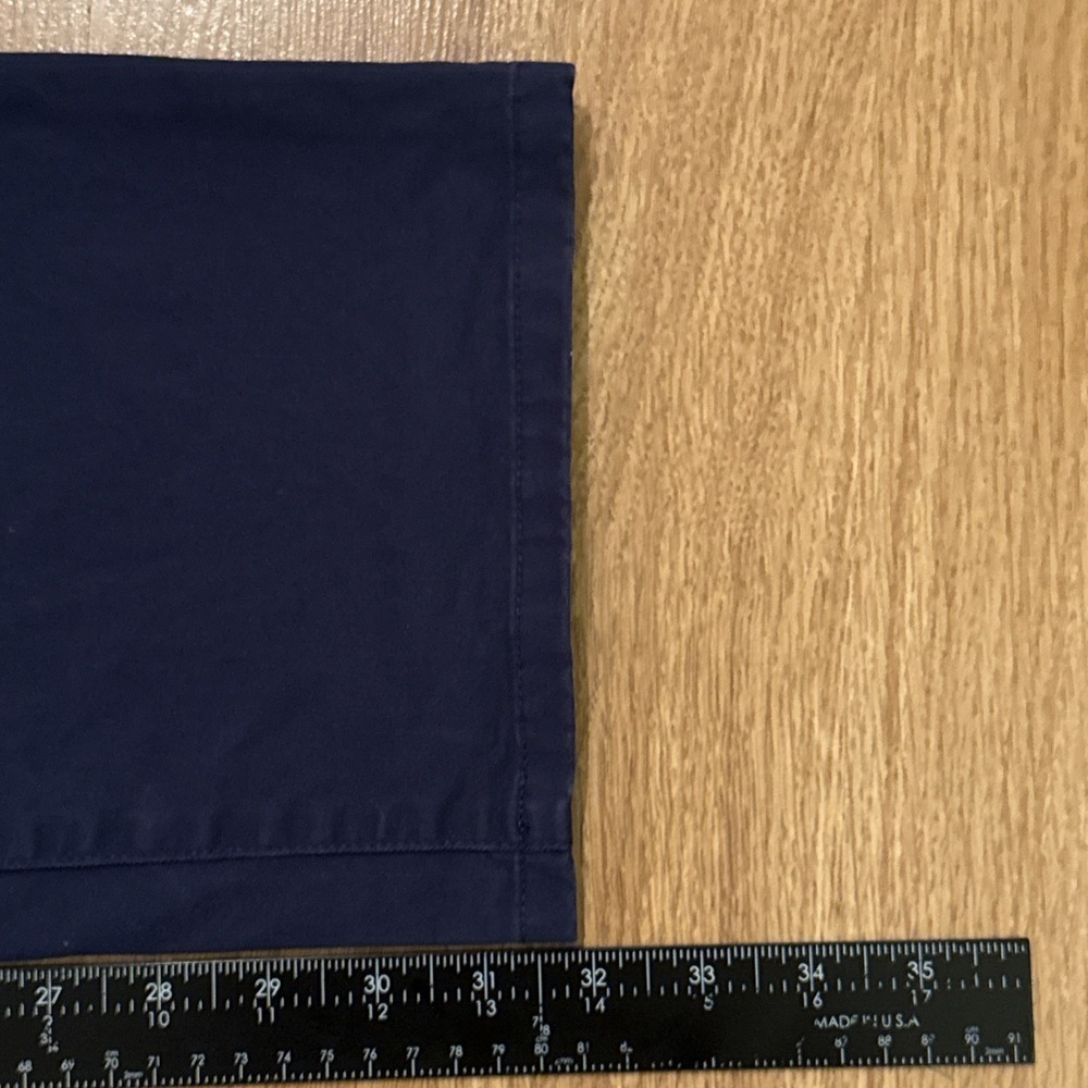 BONOBOS Chino Pants Men's Navy 35x32 (36x32) Straight Leg Stretch Preppy EUC - Picture 5 of 9
